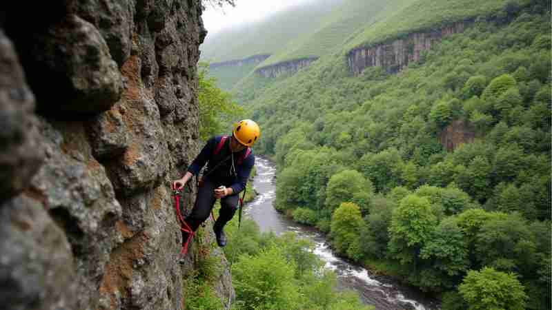 60-Metre Gorge Tackles Invasive Species with Rope Access Specialists, Concept art for illustrative purpose, tags: conservationists - Monok